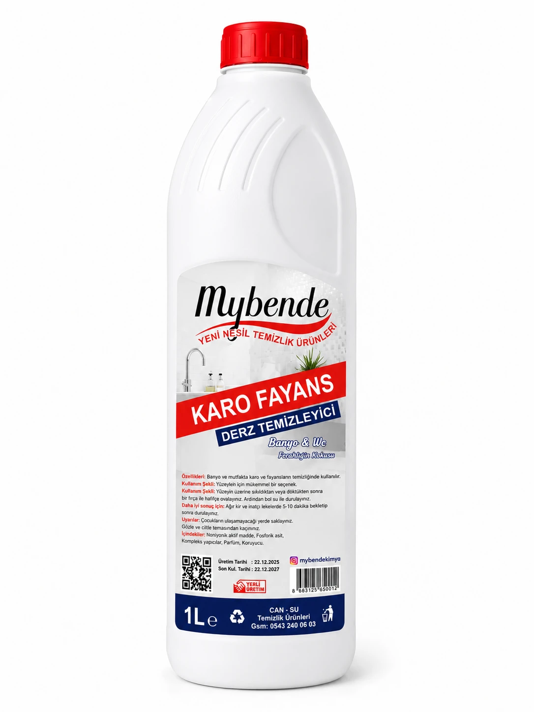 MYBENDE DERZ , KARO VE FAYANS TEMİZLEYİCİ